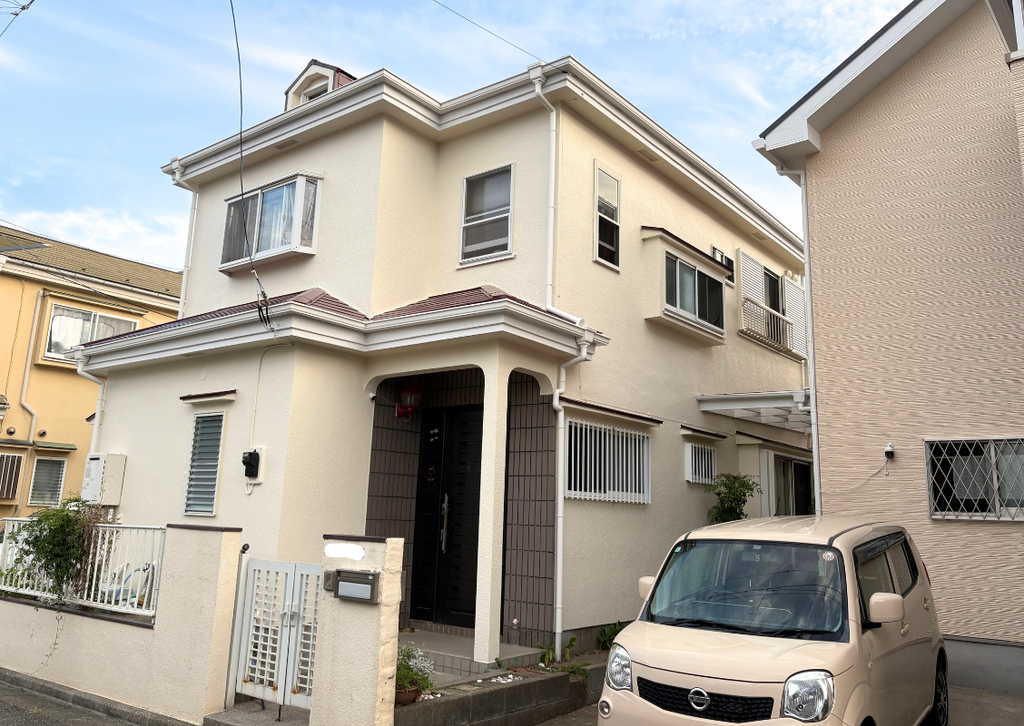 藤沢市|ご実家とご自宅を2軒同時に屋根・外壁塗装!ご自宅編